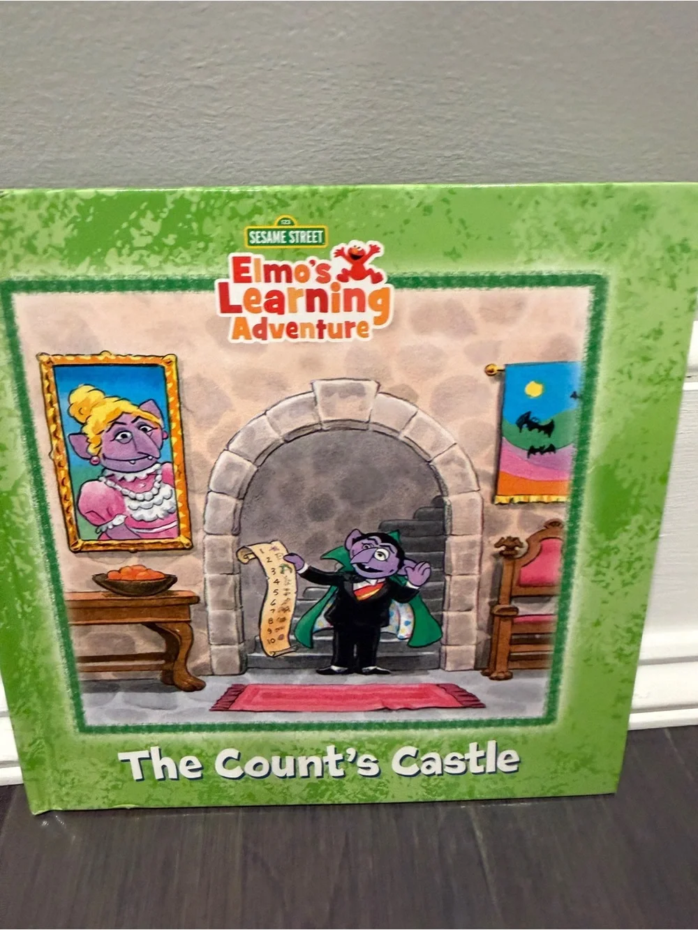 NWOT Sesame Street Elmo's Learning Adventure The Count's Castle Hardcover Book